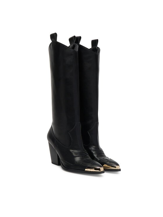 Versace Jeans Couture Kowbojki 79VA3S12 Czarny | Modivo.pl