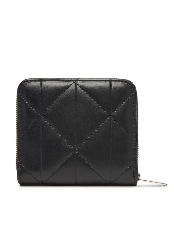 Calvin Klein Calvin Klein Pénztárca Quilted Square Zip Around LV04F1121G Fekete