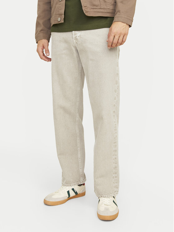 Jack&Jones Jack&Jones Jeans Eddie 12258833 Beige Loose Fit