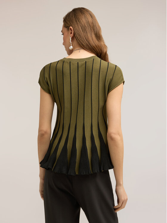 Motivi Motivi Sweter M151W003850N0S5 Zielony A-Line Fit