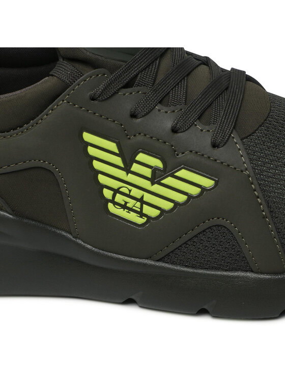 EA7 Emporio Armani EA7 Emporio Armani Sneakersy X8X056 XCC56 Q211 Zelená