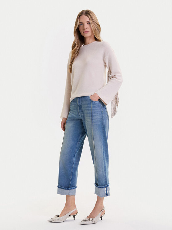 ONLY ONLY Sweter Jake 15355819 Beżowy Regular Fit