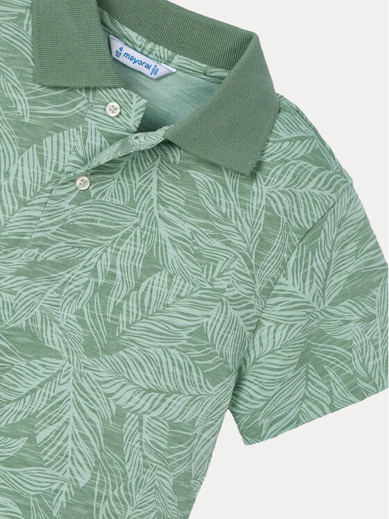Mayoral Mayoral Tricou polo 3110 Verde Regular Fit
