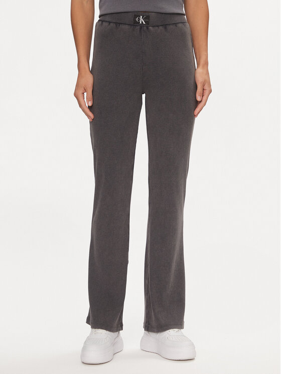 Calvin Klein Jeans Teplákové nohavice J20J223126 Sivá Regular Fit