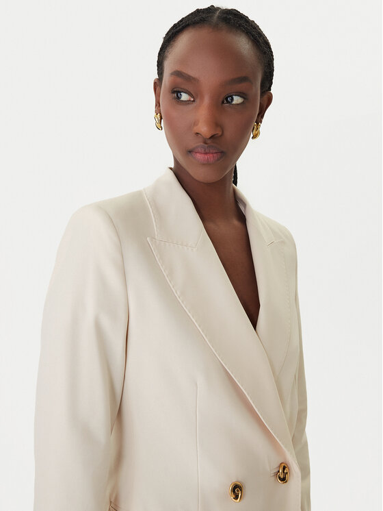 Marella Marella Suknjič Tropico 2613041121 Bela Regular Fit