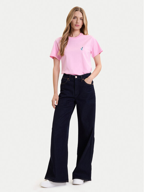 adidas adidas T-särk House of Tiro Graphic JV8524 Roosa Regular Fit