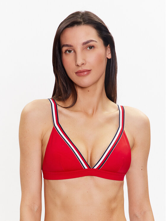 Tommy Hilfiger Bikini augšdaļa UW0UW04101 Sarkans