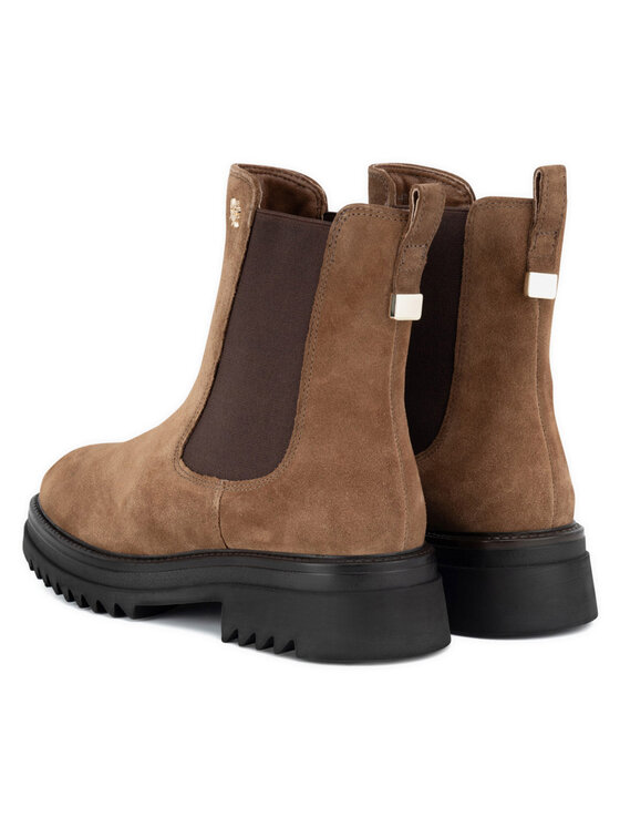 MEXX MEXX Kotníková obuv s elastickým prvkem MX/004C-WB Hnědá