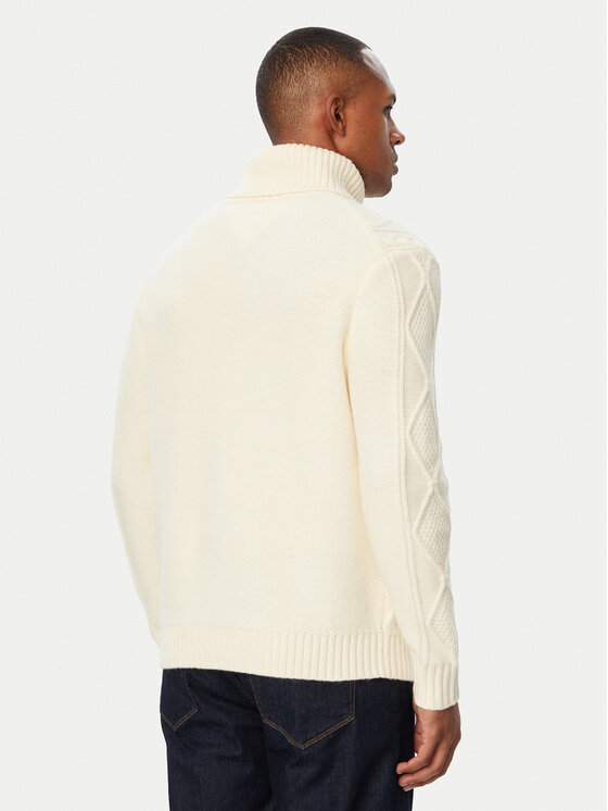 Tommy Hilfiger Tommy Hilfiger Rolák MW0MW44706 Světle béžová Regular Fit