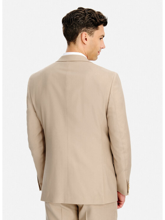 Pako Lorente Pako Lorente Marynarka P26SP-3G-002 Beżowy Slim Fit