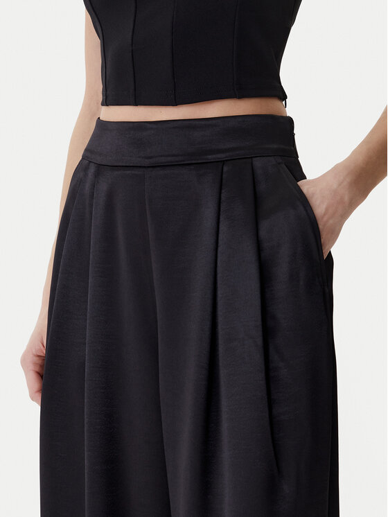 Guess Guess Pantaloni di tessuto W6RB66 W2612 Nero Regular Fit