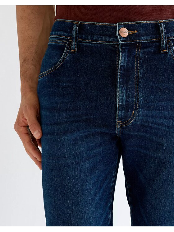 Wrangler Wrangler Jeansy LARSTON Niebieski Slim Fit