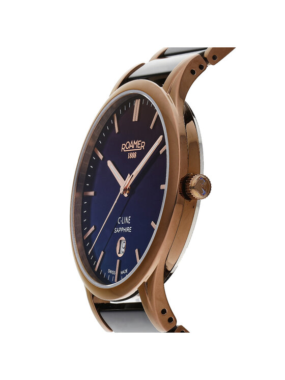 Roamer Roamer Ročna ura C-Line 658833 43 55 61 Črna