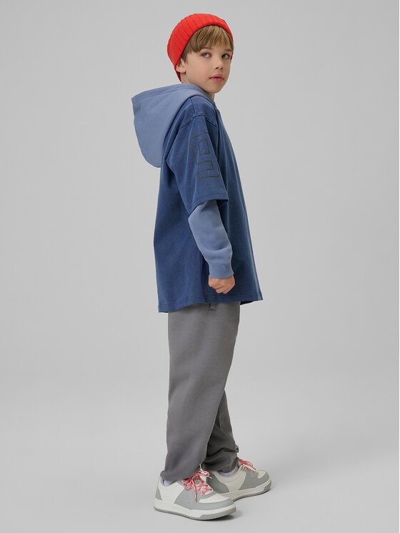4F 4F Felpa 4FJRSS26TSWSM2637-32S Blu scuro Regular Fit