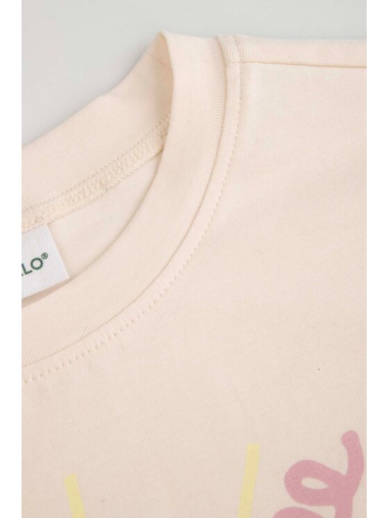 Coccodrillo Coccodrillo T-Shirt WC6143205HGK-003 Écru Regular Fit