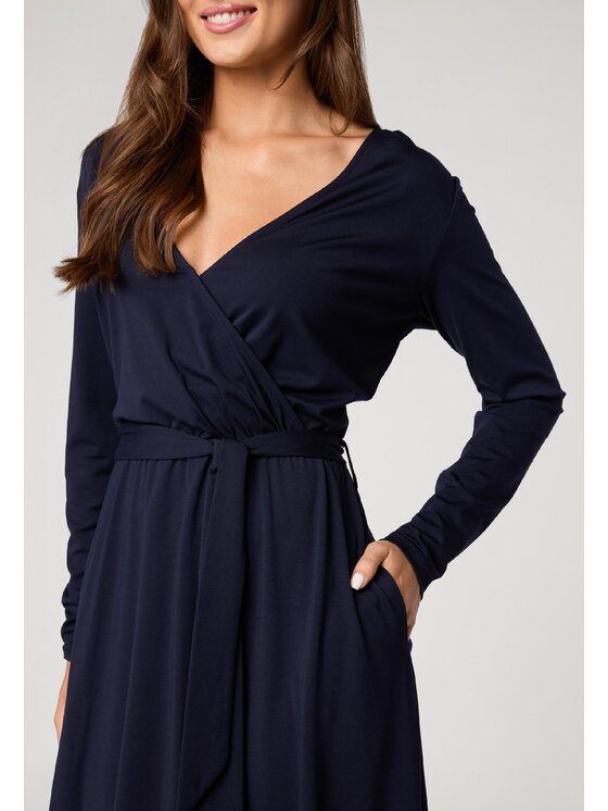 QUIOSQUE QUIOSQUE Večerní šaty Quiosque 4VS004802 Tmavomodrá Regular Fit