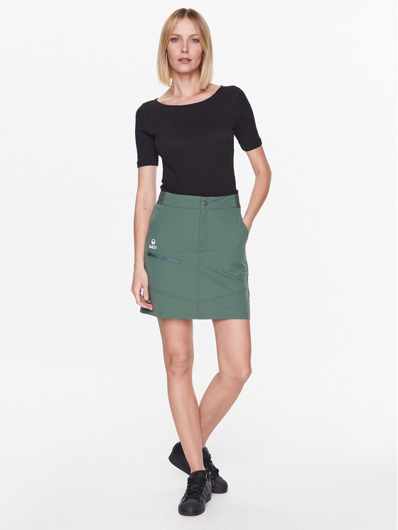 Halti Halti Riidest šortsid Pallas 064-0487 Roheline Regular Fit