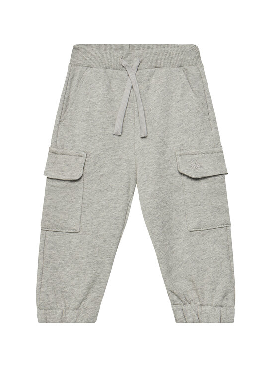 United Colors Of Benetton Spodnie dresowe 3UNIGF045 Szary Regular Fit