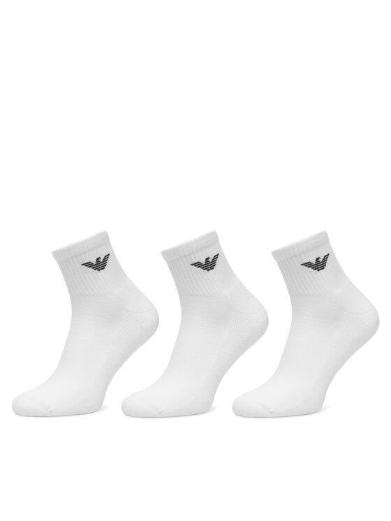 Emporio Armani Underwear Krátke ponožky EM000551 AF14499 M0066 Biela