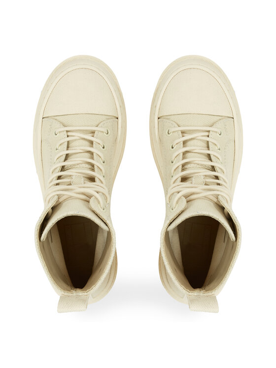 Tommy Jeans Tommy Jeans Gležnjače Tjw Foxing Canvas Boot EN0EN02216 Bež