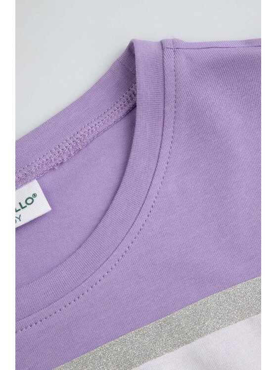 Coccodrillo Coccodrillo T-Shirt ZC6143214VGA-016 Fioletowy Regular Fit