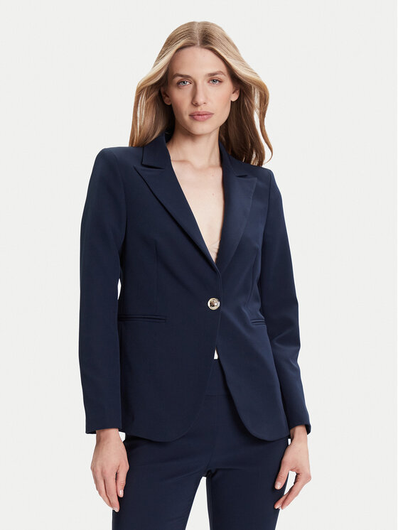 Rinascimento Rinascimento Švarkas CFC0126224003 Tamsiai mėlyna Regular Fit