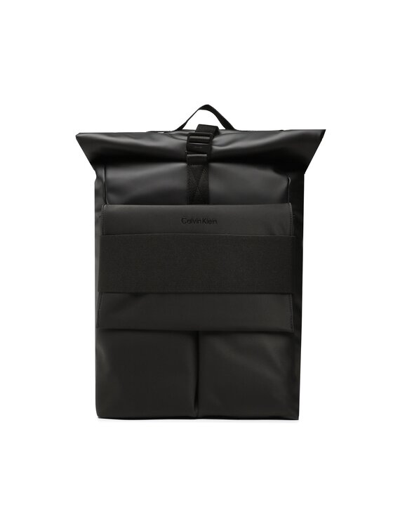 Calvin Klein Rucksack Ck Spw Tech Rolltop Bp Plus K50K510539 Schwarz