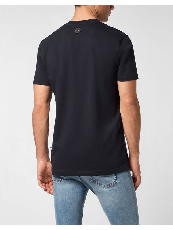 PHILIPP PLEIN PHILIPP PLEIN T-Shirt 27143 Tmavomodrá Regular Fit
