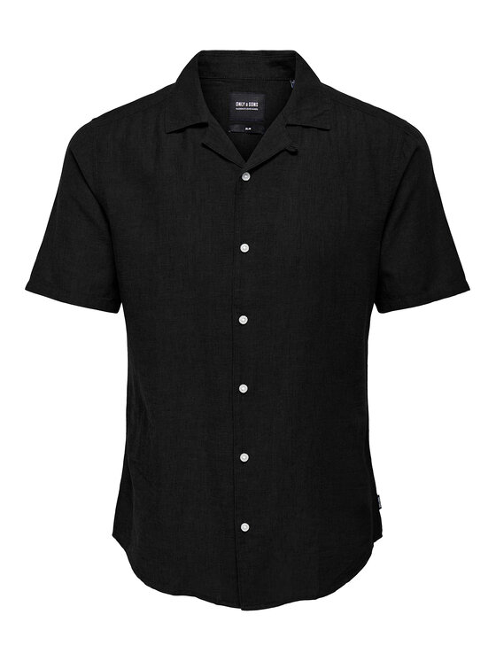 Only & Sons Only & Sons Koszula Caiden 22025116 Czarny Slim Fit