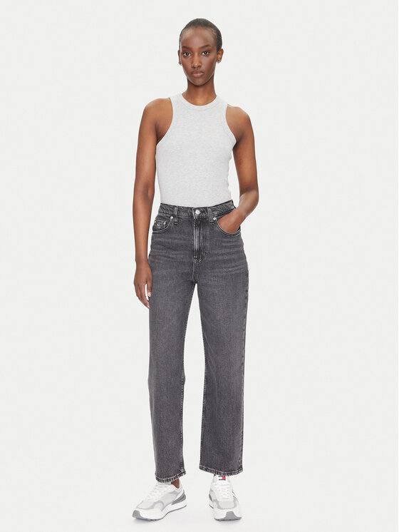 Tommy Jeans Tommy Jeans Джинси Layla DW0DW20646 Чорний Straight Fit