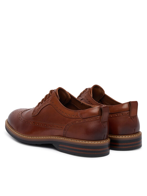 Clarks Clarks Pantofi Aldwin 2 Limit 26320107 Maro