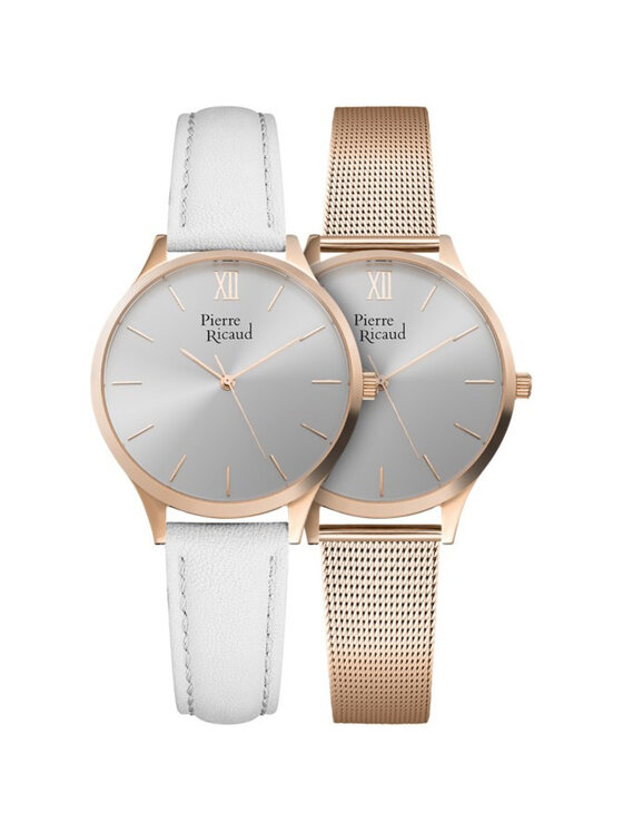 Pierre Ricaud Pierre Ricaud Zegarek P22033.97R7Q-SET Złoty