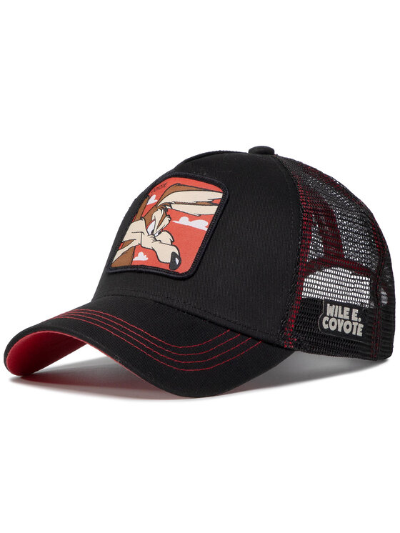 Capslab Capslab Cepure ar nagu Looney Tunes Coyote CL/LOO/1/COY1 Melns