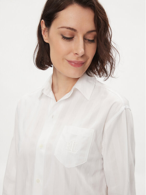 LAUREN RALPH LAUREN Lauren Ralph Lauren Cămașă de noapte ILN32305 Alb