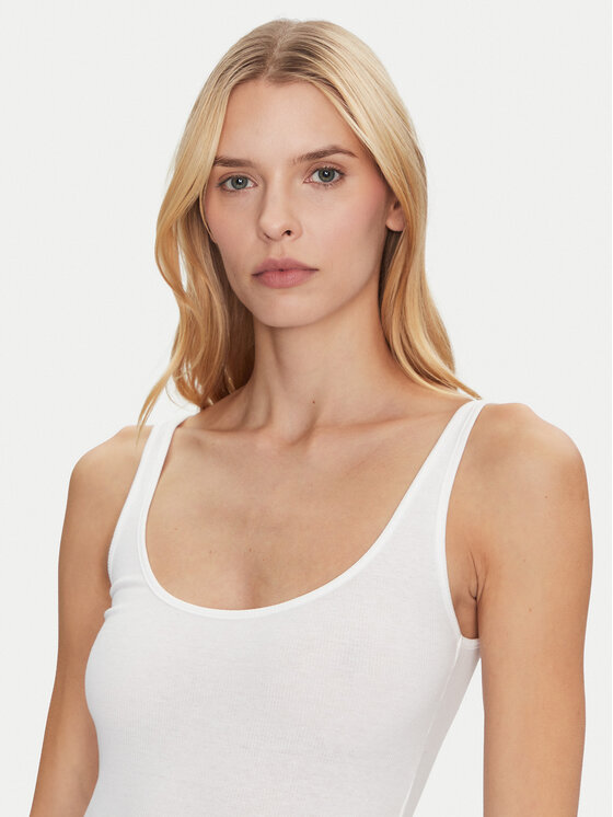 Mustang Mustang Top Lynn 1013930 Bijela Slim Fit
