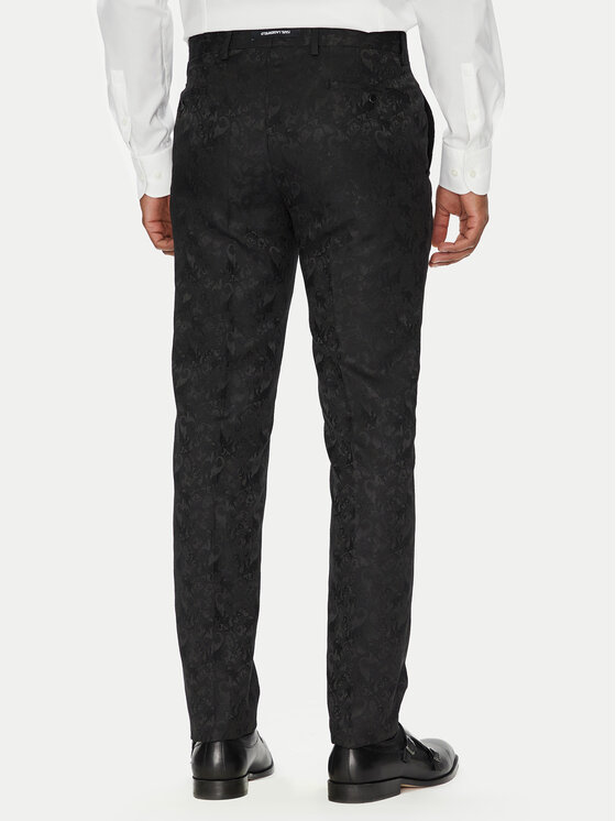 KARL LAGERFELD KARL LAGERFELD Společenské kalhoty 255002 553038 Černá Slim Fit