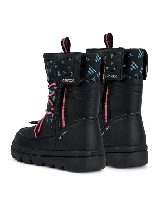 Geox Geox Μπότες Χιονιού J Willaboom Girl B A J36HWC 0BCMN C0922 S Μαύρο