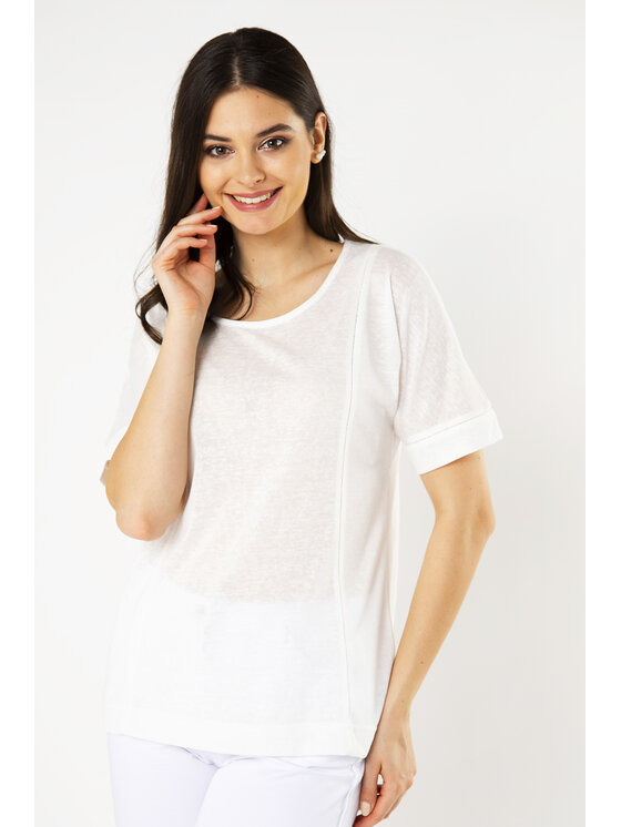 QUIOSQUE QUIOSQUE Halenka 22-TD-BS8 Écru Regular Fit