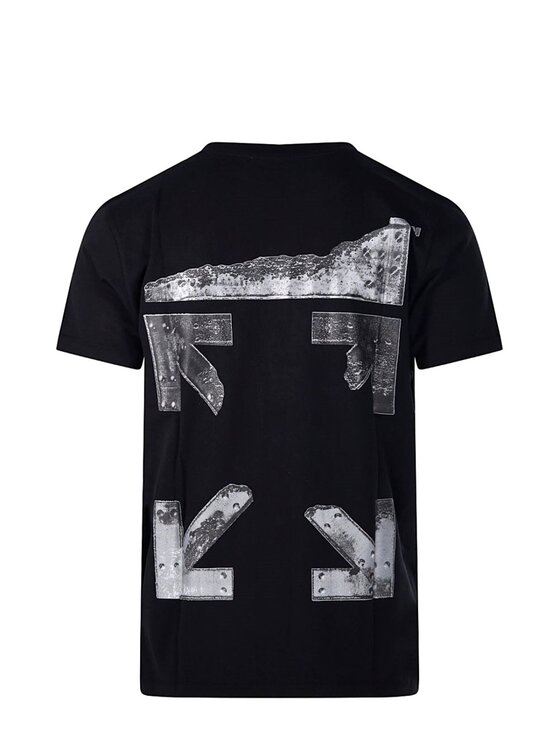 Off-White Off-White T-shirt OMAA027S26JER001 Nero Regular Fit