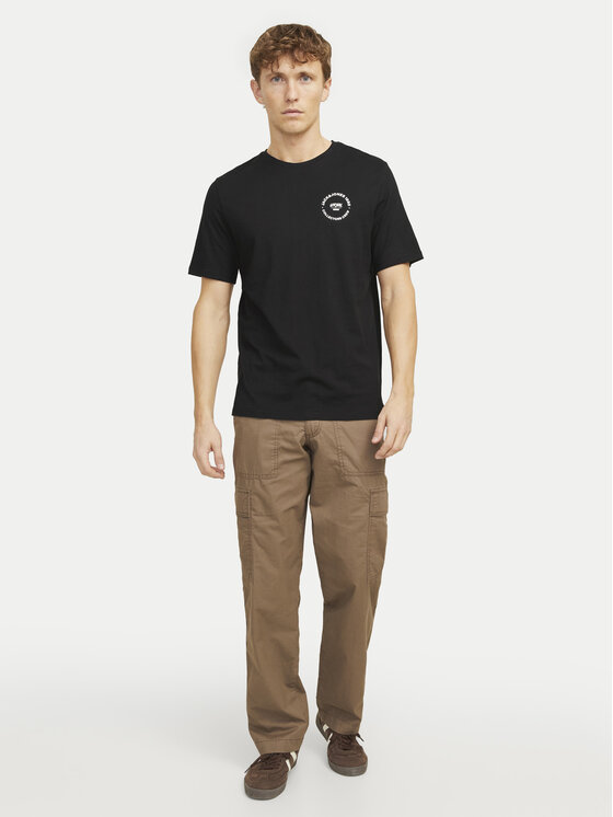 Jack&Jones Jack&Jones T-Shirt Simon 12269280 Μαύρο Standard Fit