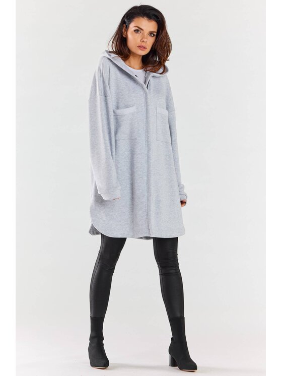 Infinite You Infinite You Bluza M281 Szary Basic Fit