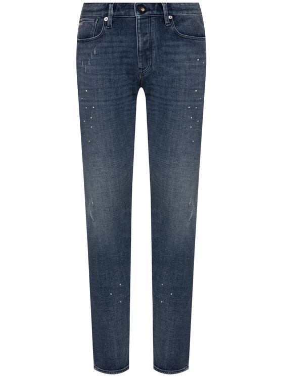 Emporio Armani Emporio Armani Džinsai 3H1J75 1DE1Z 0942 Tamsiai mėlyna Slim Fit