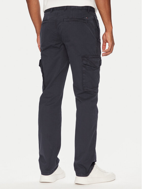 Tommy Hilfiger Tommy Hilfiger Stoffhose Denton MW0MW39695 Dunkelblau Straight Fit