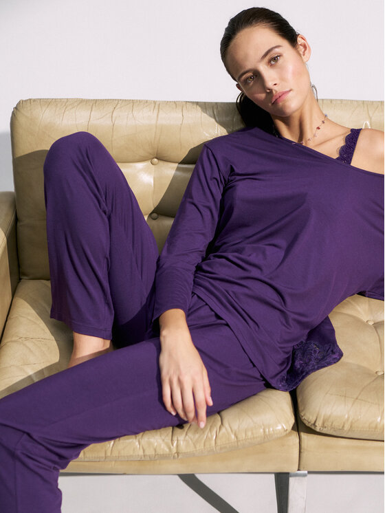 Triumph Triumph Pidžaama Timeless Sensuality 10221061 Lilla Regular Fit
