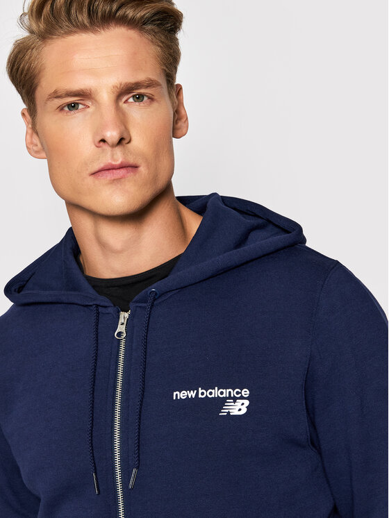 New Balance New Balance Bluza MJ03907 Granatowy Athletic Fit