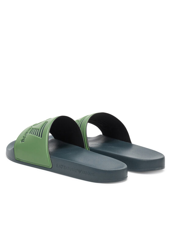 EA7 Emporio Armani EA7 Emporio Armani Klapki 7X000108 AF15118 M8132 Zielony
