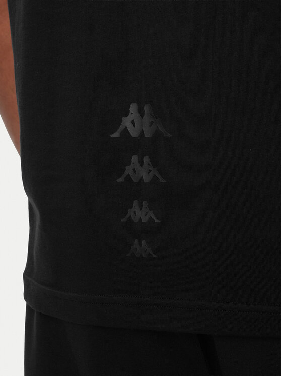 Kappa Kappa Marškinėliai 34258SW Juoda Regular Fit