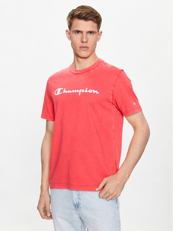 Champion T-krekls 218604 Rozā Regular Fit