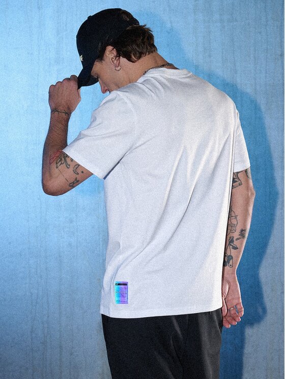 4F 4F T-Shirt IN MOTION Biały Regular Fit