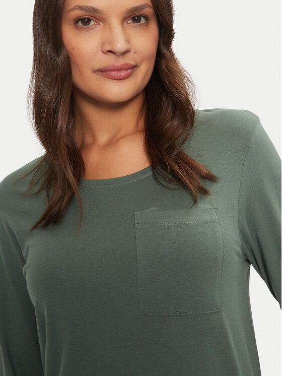 Hunkemöller Hunkemöller Koszula nocna 206559 Zielony Regular Fit